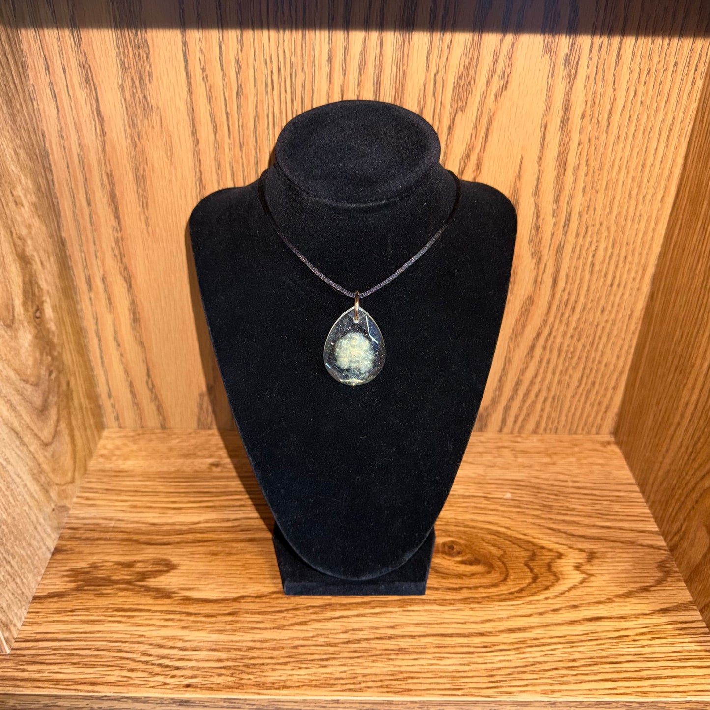 Clear Gold Drop - Pendant