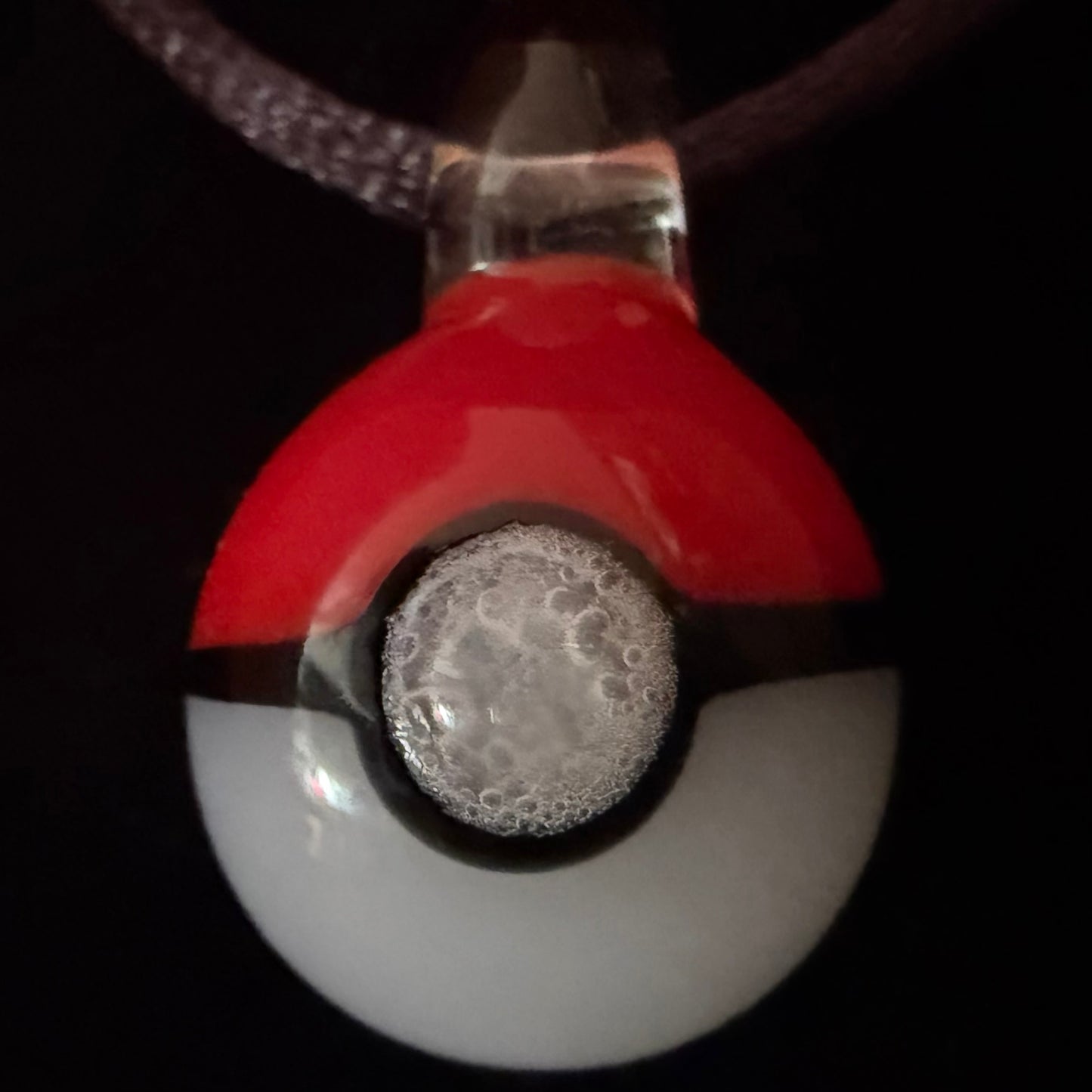 Bubble Button Pokeball - Pendant