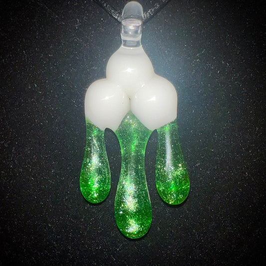 Green Spark Rain - Pendant