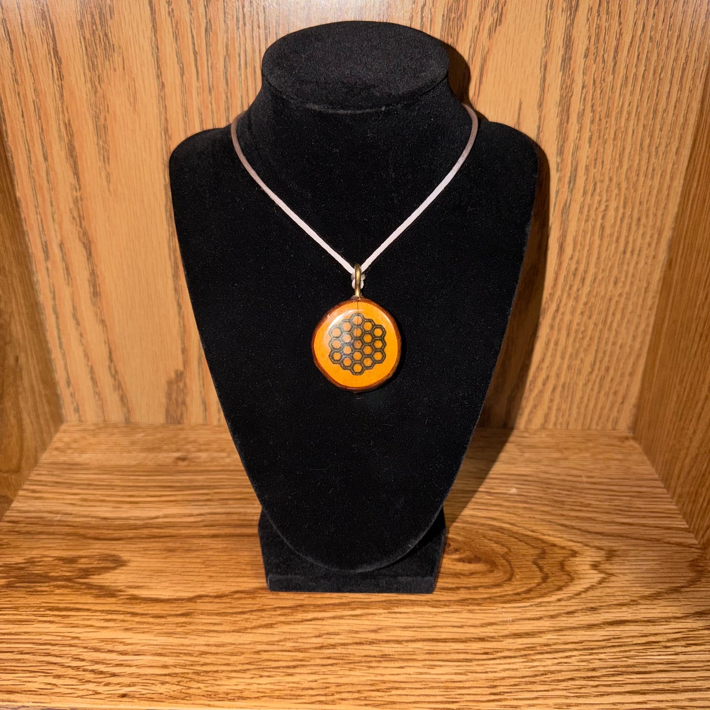 Burnt Honeycomb - Pendant