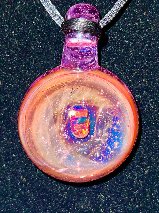 Opal Honeycomb Pendant