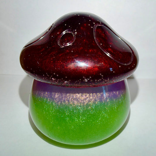 Green, Purple, Red Mushroom - Jar