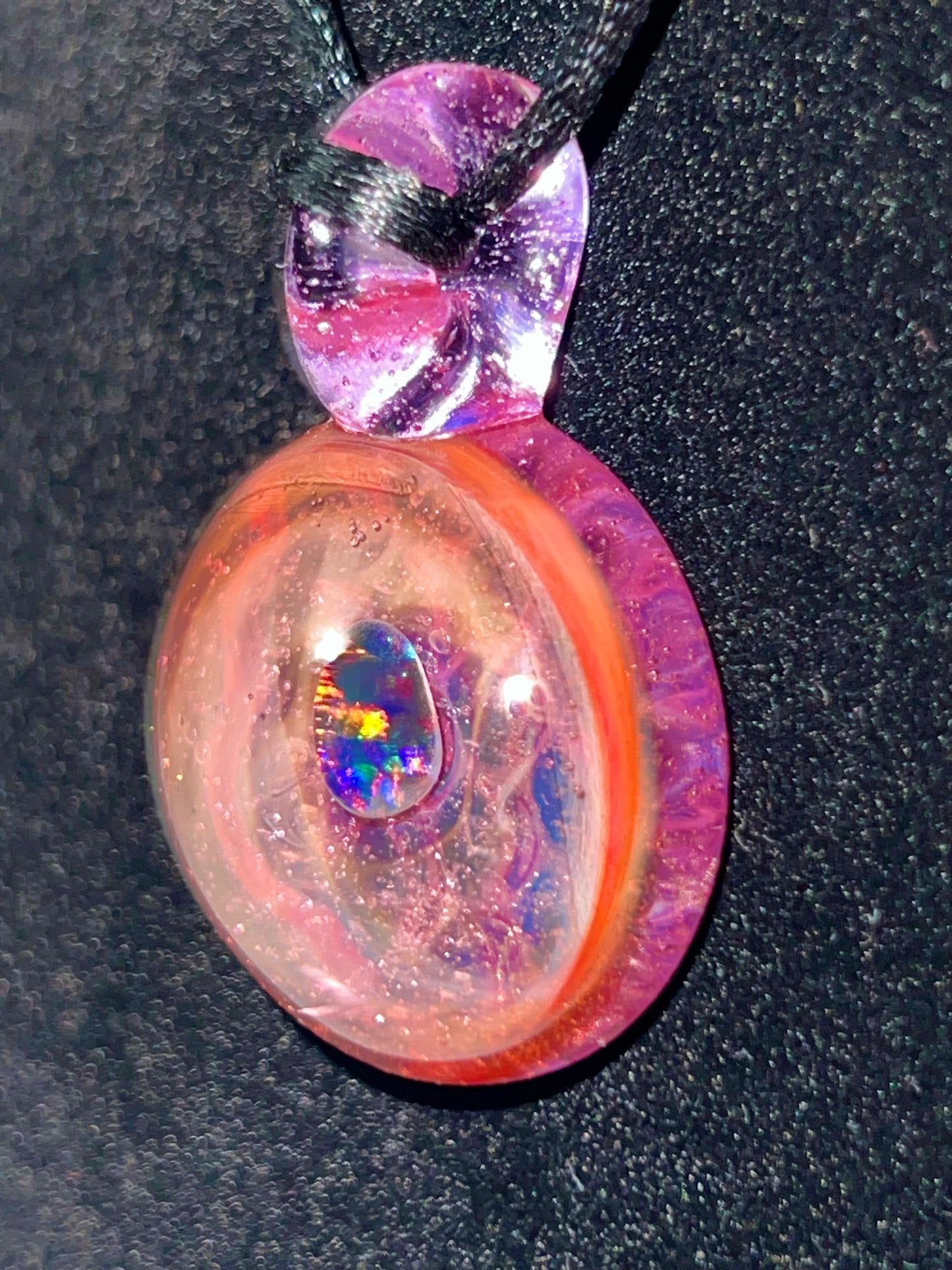 Opal Honeycomb Pendant