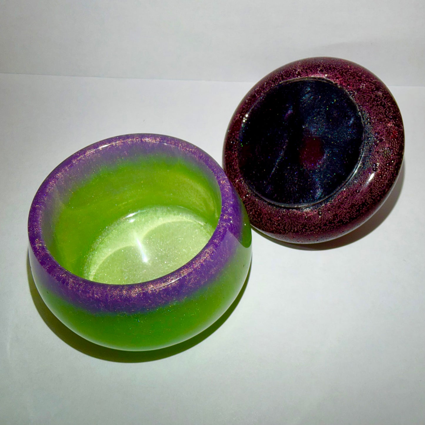 Green, Purple, Red Mushroom - Jar