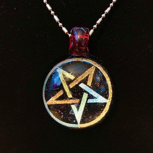 Dichro Pentagram Pendant