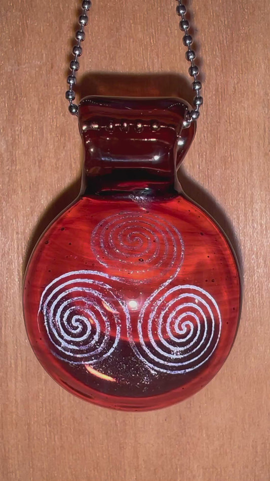 Tri Swirl - Pendant